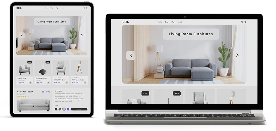تصميم متاجر إلكترونية متجاوبة